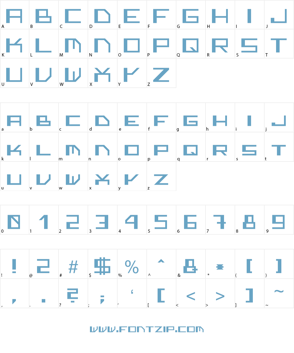 TPF Construct Font Character